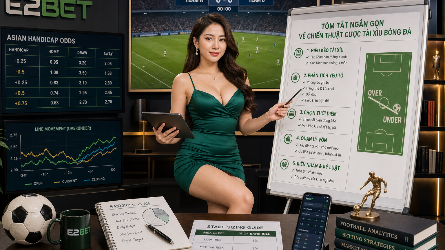 Cá cược bóng đá: Chiến thuật cược theo kèo tài xỉu hiệu quả