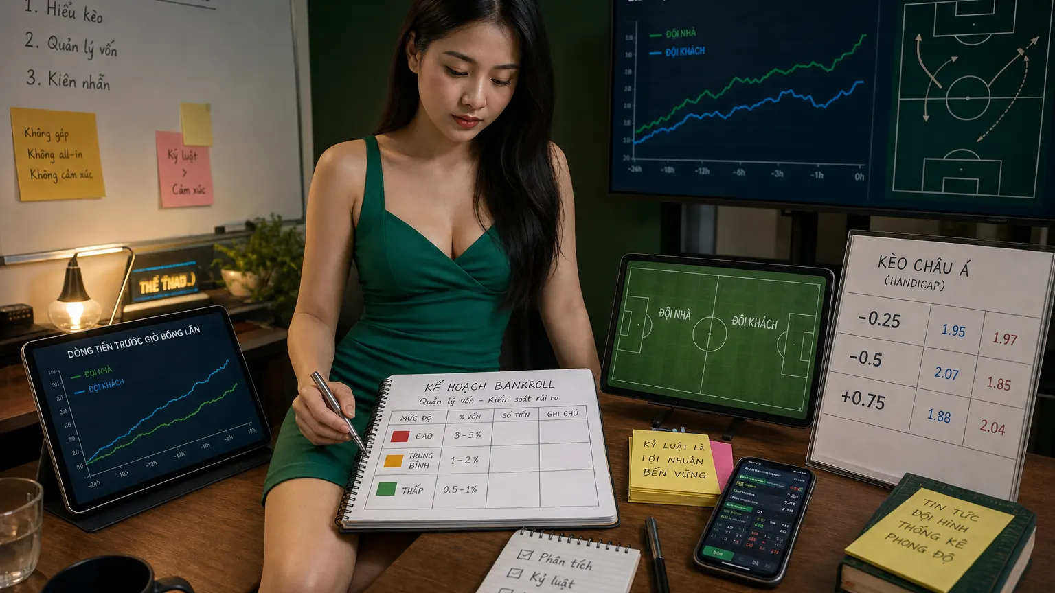 Cách Tối Ưu Hóa Bankroll Theo Phong Độ Đội Bóng - Chiến Lược Dài Hạn Cho Người Mới Bắt Đầu