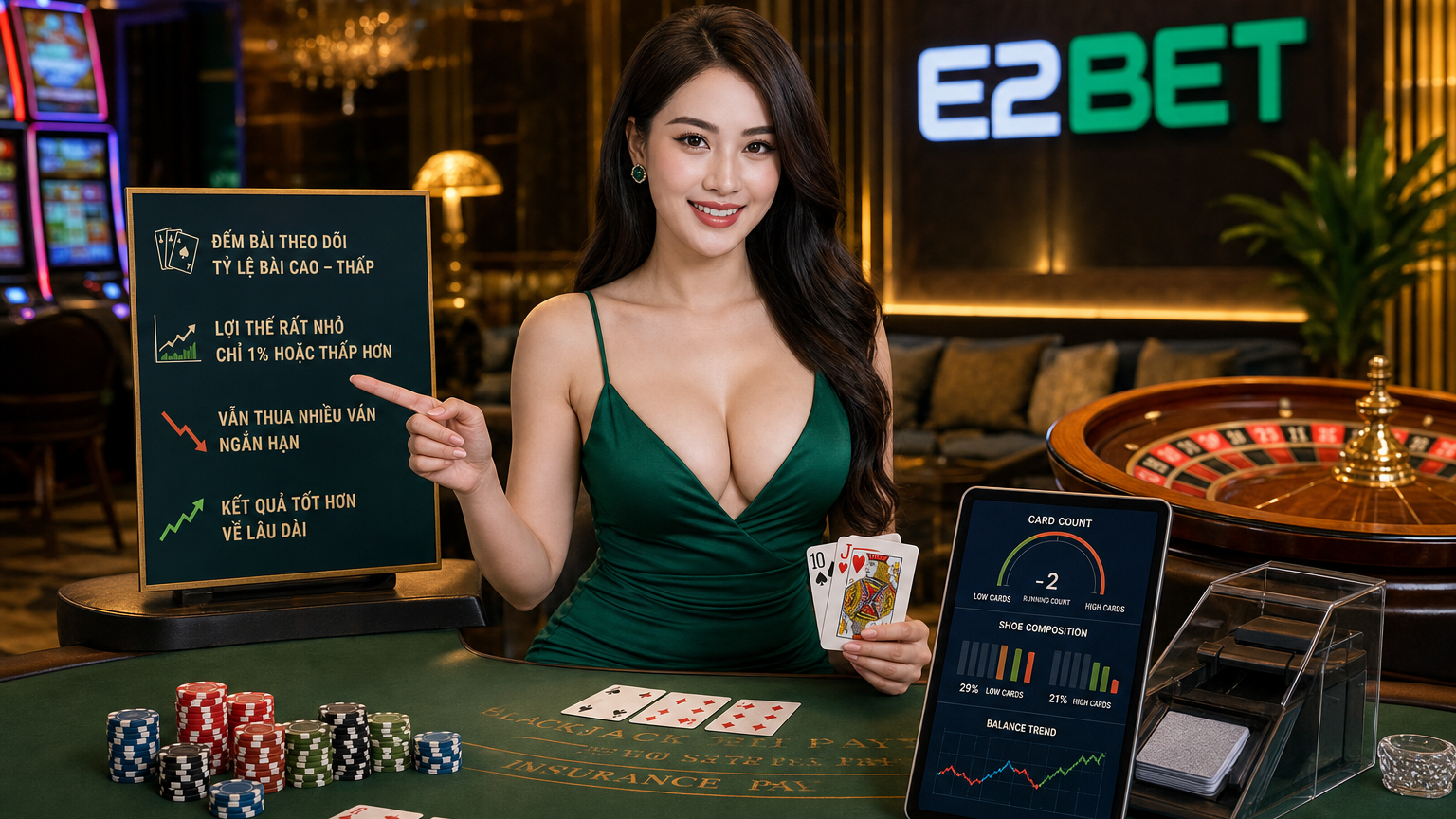 Hướng dẫn chi tiết cách đếm bài blackjack trực tuyến hiệu quả