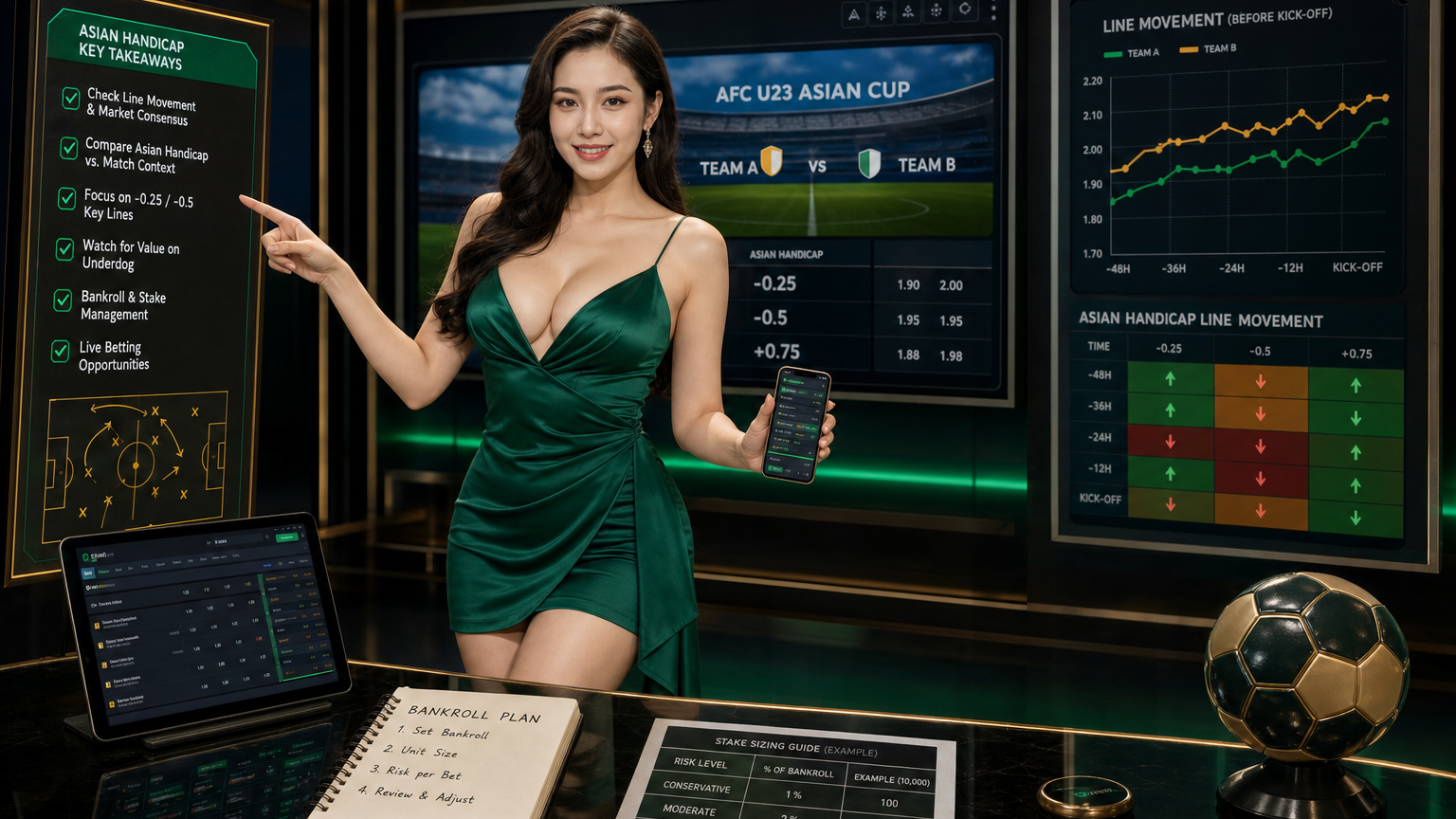 Hướng dẫn phân tích kèo châu á chuyên sâu cho giải vô địch bóng đá U23 châu Á