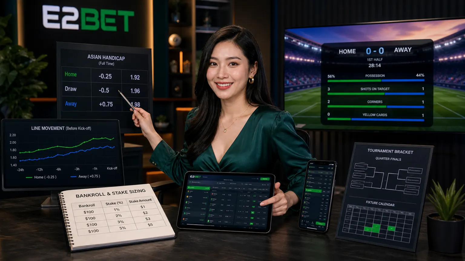 Phương pháp đánh giá đội sân nhà và sân khách khi cược kèo châu Á
