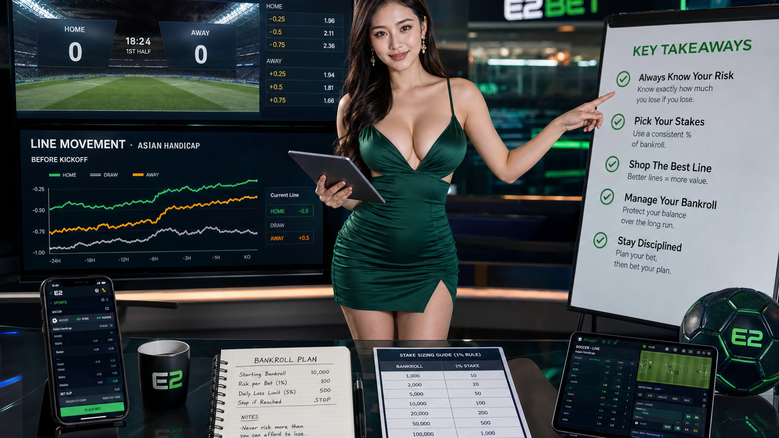 Phương pháp tính toán tiền cược cho kèo châu Á theo vốn