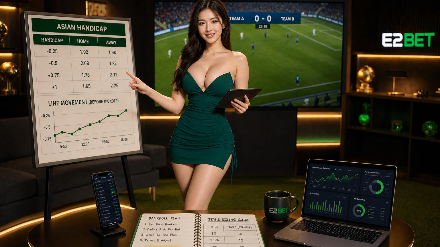 Phương Pháp Tính Toán Vốn Cược An Toàn Cho Kèo Châu Á