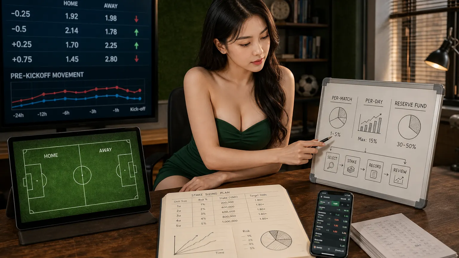 Review phương pháp quản lý bankroll kèo châu Á giải đấu: Chiến lược bền vững cho người chơi