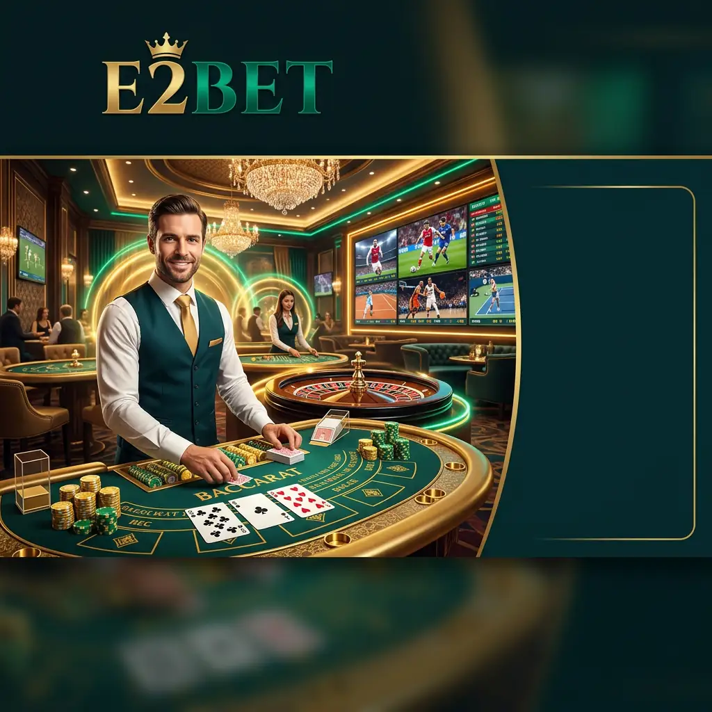 E2BET Casino – Trải nghiệm baccarat, roulette, blackjack và slot game cao cấp
